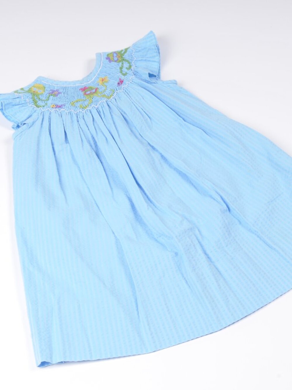 Amarvini, Hand Smocked Under the Sea Coastal Preppy Infant Girls Size 12M